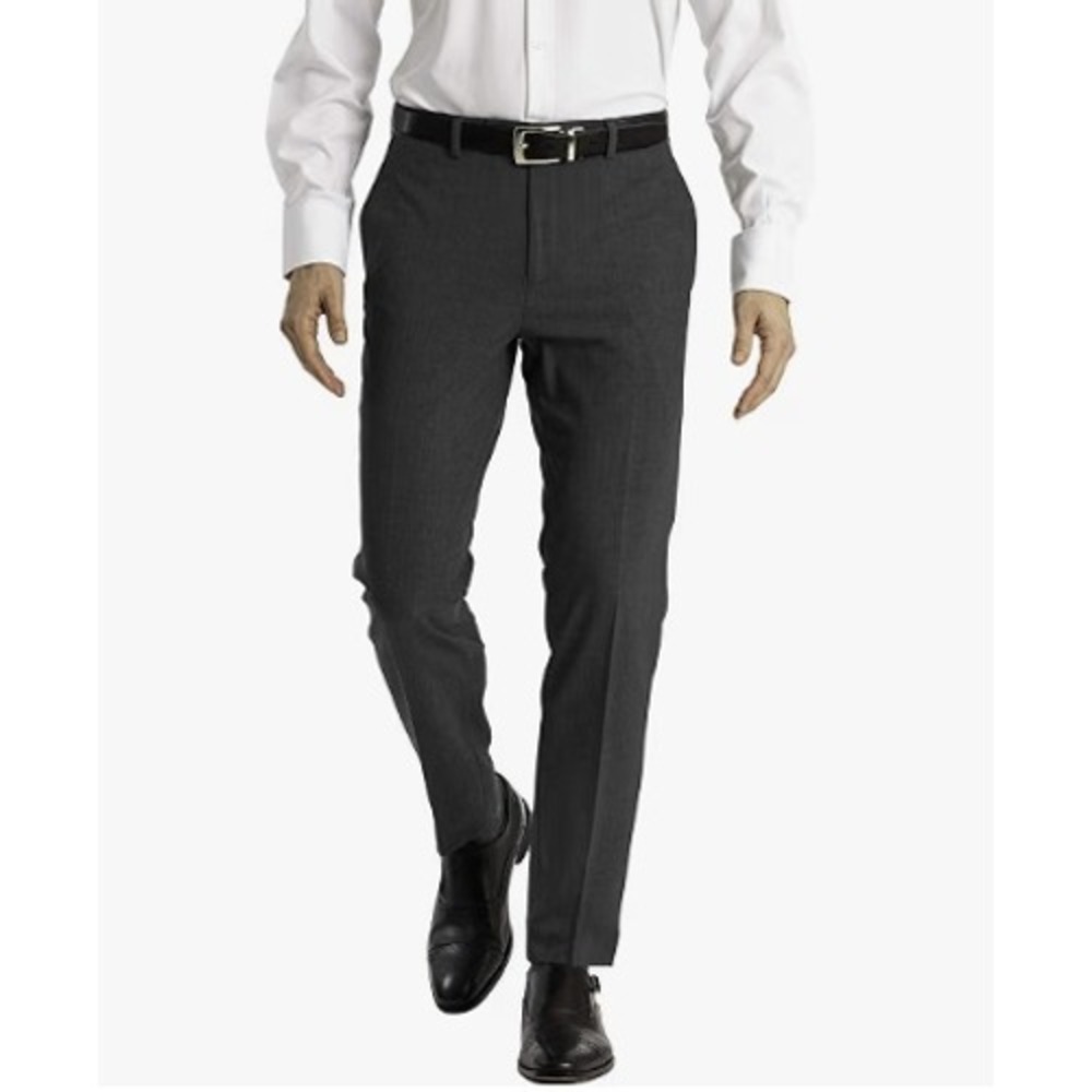 Calvin Klein Jayden 38x30 Skinny Stretch Ultra Tapered Dress Pants Charcoal Grey